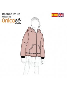 CHAQUETA CANGURO NIÑA 2102