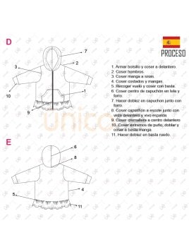 CHAQUETA CANGURO NIÑA 2102