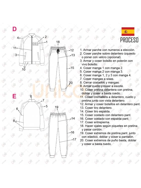 DISFRAZ BUZO SERIE 2106