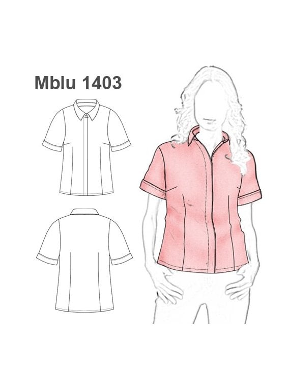 BLUSA MANGA CORTA MUJER
