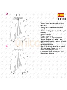 PANTALON HAREM HOMBRE 2108