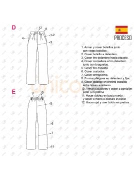 PANTALON PALAZZO MUJER 2110