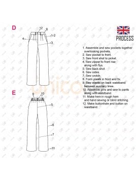 PANTALON PALAZZO MUJER 2110