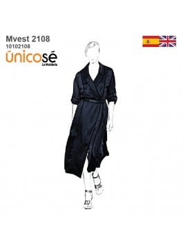 VESTIDO SACO MUJER 2108