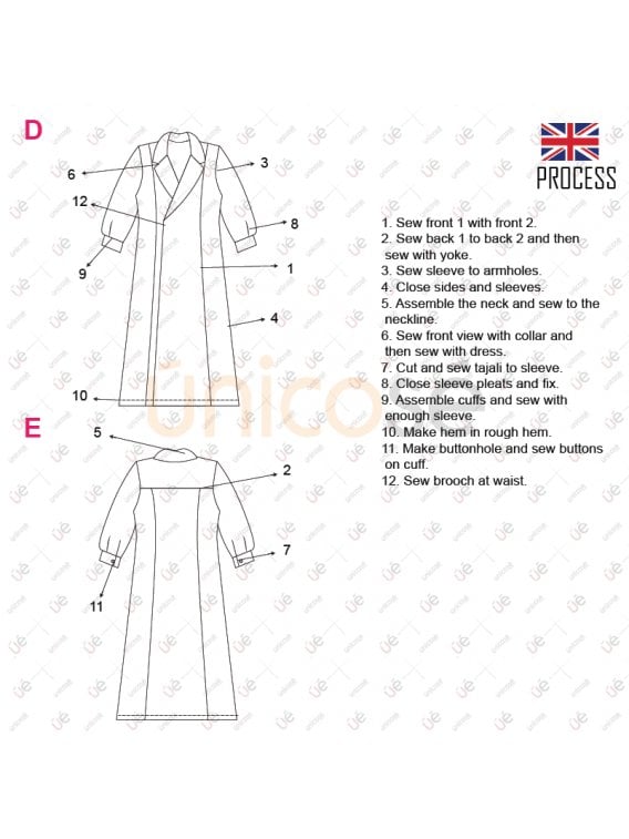 VESTIDO SACO MUJER 2108