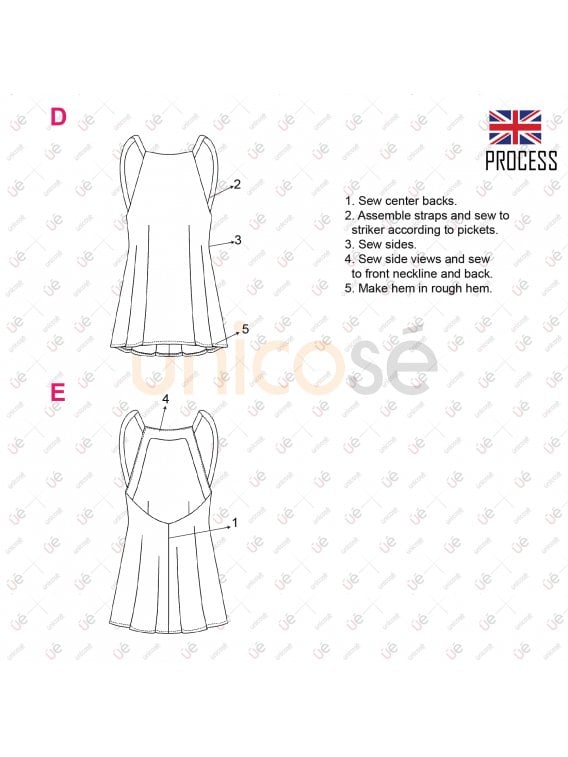 VESTIDO EVASE MUJER 2118