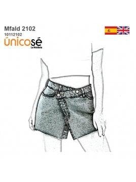 FALDA JEAN MUJER 2102