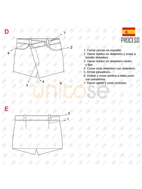 FALDA JEAN MUJER 2102