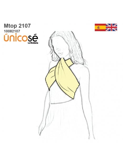 TOP CRUZADO MUJER 2107