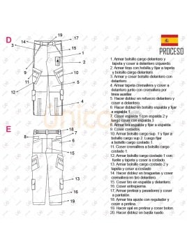 PANTALON CARGO HOMBRE RT 2127
