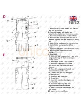PANTALON CARGO HOMBRE RT 2127