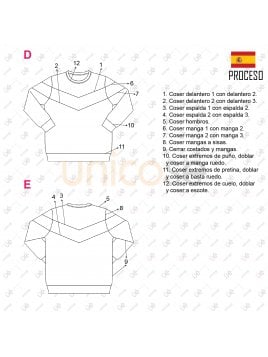 POLERON CORTES MUJER 2105
