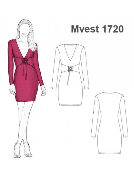 VESTIDO AJUSTADO MUJER