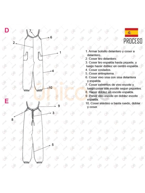 ENTERITO JARDINERA MUJER 2112