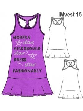 VESTIDO NUDO ESPALDA NIÑA, VIVOS EN COLL