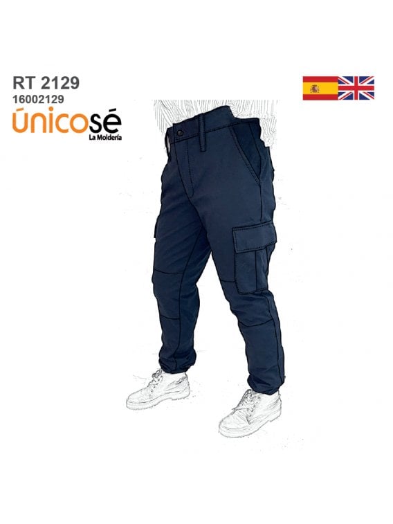 PANTALON CARGO MUJER 2129