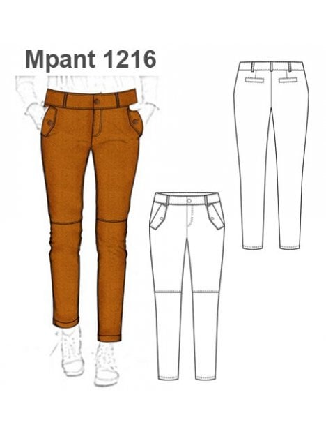 PANTALON TAPETA EN BOLSILLOS