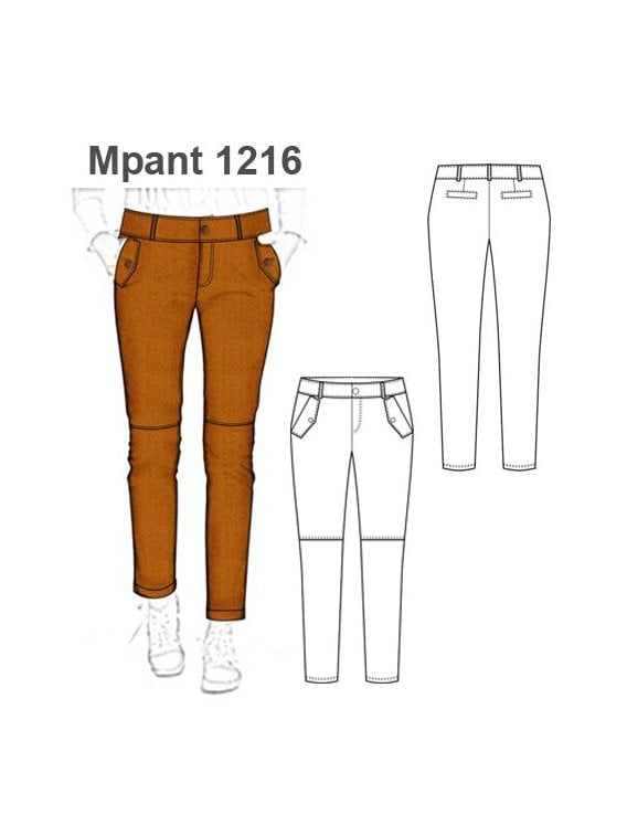 PANTALON TAPETA EN BOLSILLOS