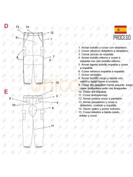 PANTALON CARGO MUJER 2129