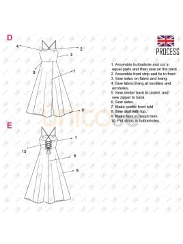 VESTIDO LARGO MUJER 2122