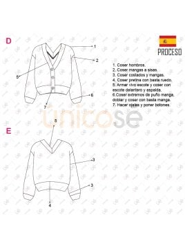 CHAQUETA TEJIDA MUJER 2116