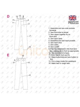 PANTALON RECTO MUJER 2113