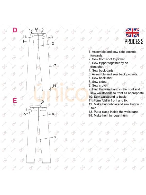 PANTALON RECTO MUJER 2113