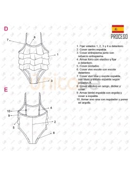 TRAJE DE BAÑO 1 PIEZA MUJER 2108