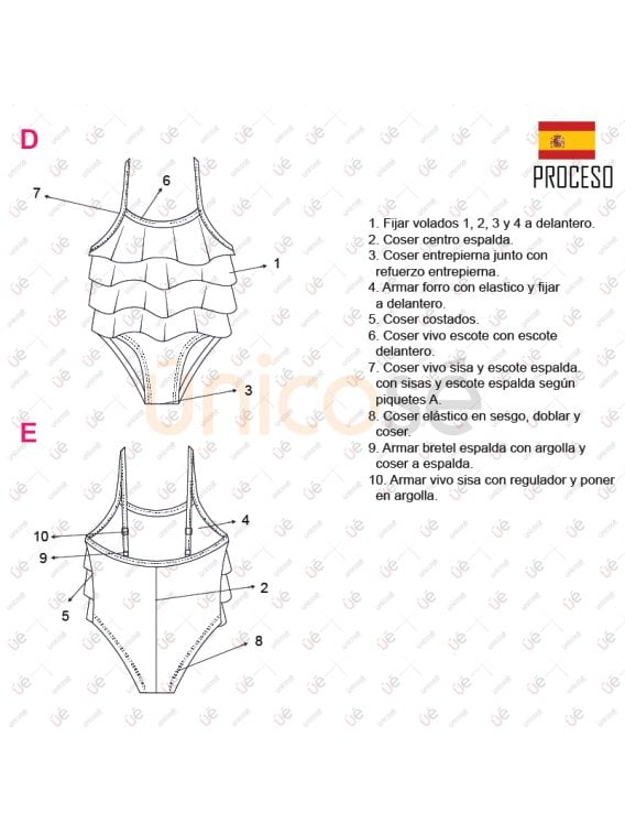 TRAJE DE BAÑO 1 PIEZA MUJER 2108