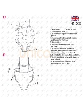 TRAJE DE BAÑO 1 PIEZA MUJER 2108