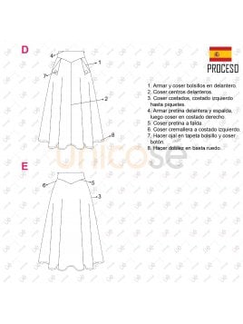 FALDA PLATO MUJER 2104