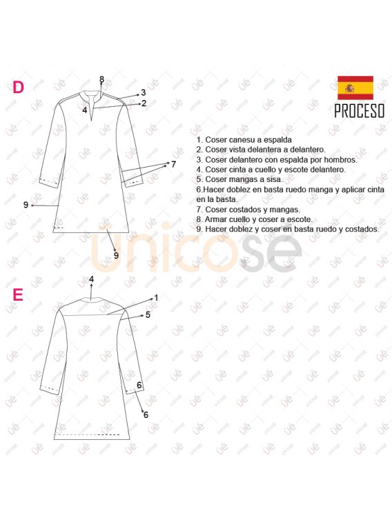 ABRIGO TUNICA HINDU HOMBRE 2103