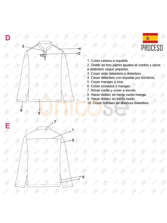 CAMISA MARROQUI HOMBRE 2101
