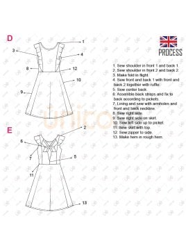 VESTIDO EVASE MUJER 2121