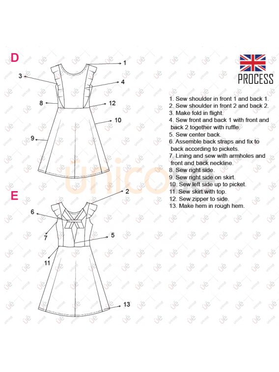 VESTIDO EVASE MUJER 2121