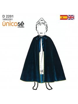 DISFRAZ CAPA MAGO BEBE 2201