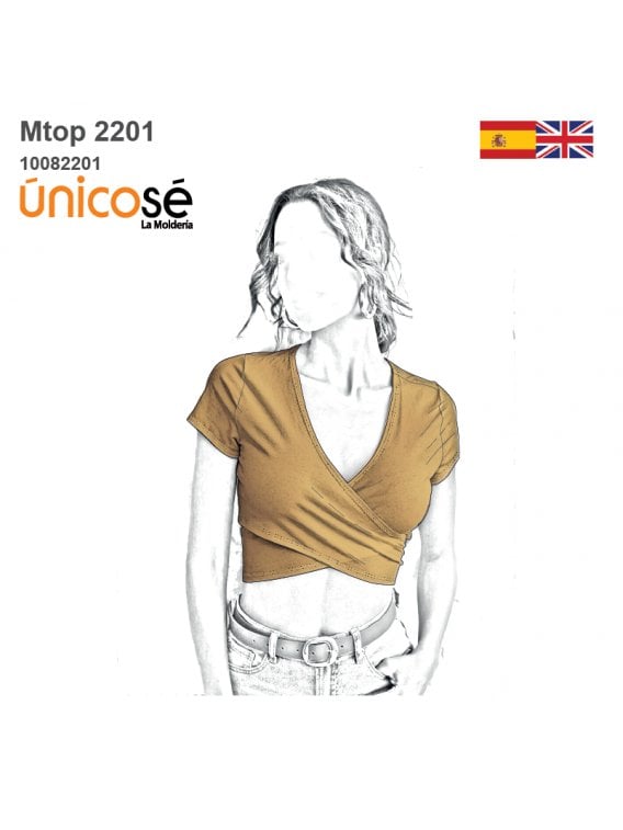 TOP CRUZADO MUJER 2201