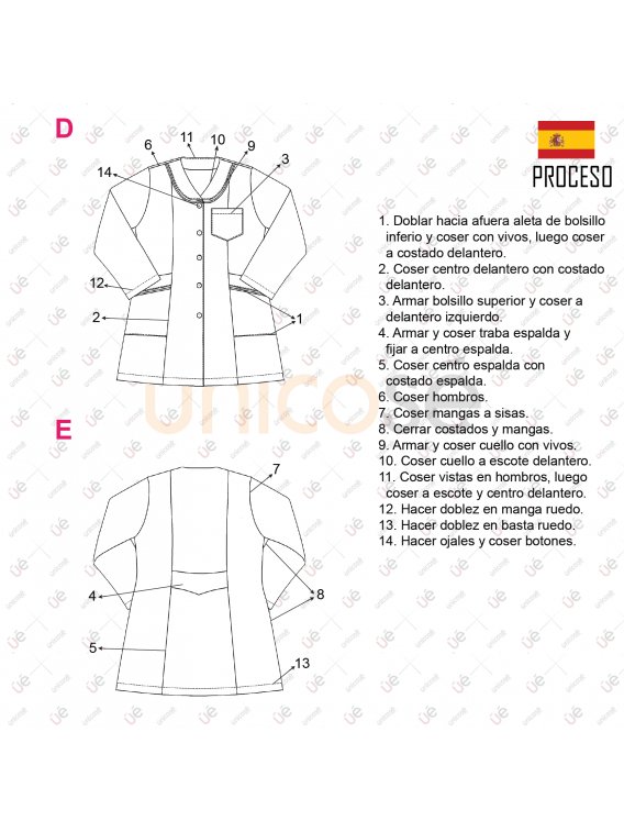 DELANTAL PARVULARIA RT 2201