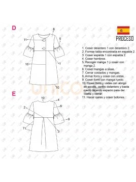 ABRIGO CAMPANA NIÑA 2104