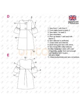 ABRIGO CAMPANA NIÑA 2104