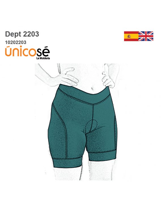 DEPORTE CALZA CICLISMO MUJER 2203