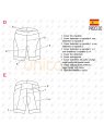 DEPORTE CALZA CICLISMO MUJER 2203