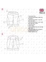 DEPORTE CALZA CICLISMO MUJER 2203