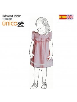 VESTIDO CLASICO NIÑA 2201