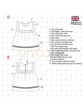 VESTIDO CLASICO NIÑA 2201