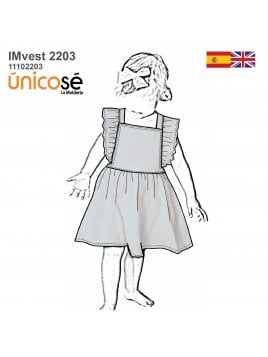 VESTIDO SOLERA NIÑA 2203