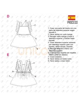 VESTIDO SOLERA NIÑA 2203