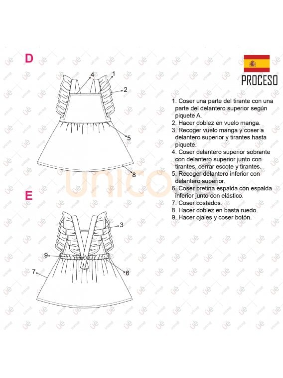 VESTIDO SOLERA NIÑA 2203
