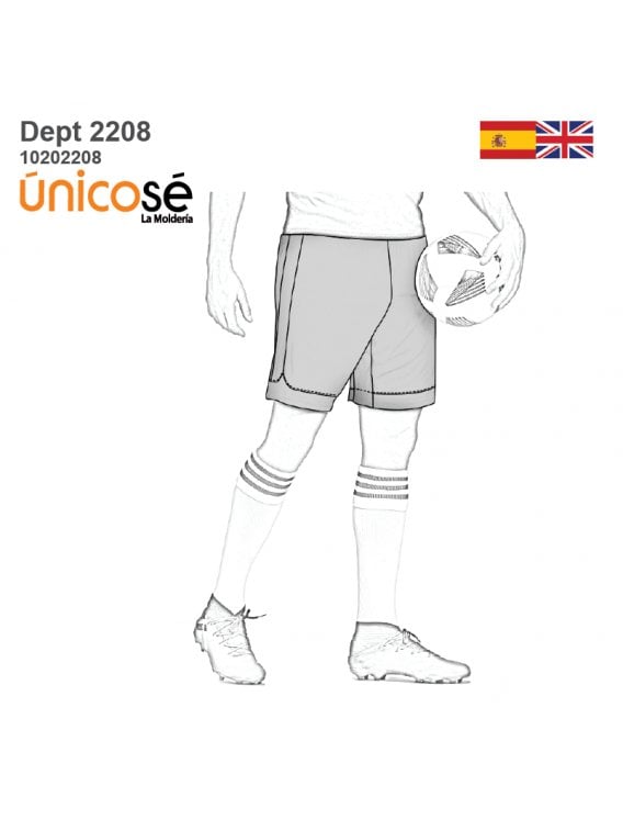 DEPORTE SHORT FUTBOL 2208