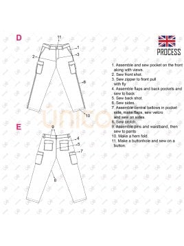 PANTALON CARGO INFANTIL RT 1927INF